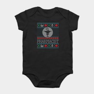 Pharmacy Student Pharmacist Ugly Christmas Xmas Baby Bodysuit